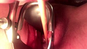Cervix Stretched And Sounded With Intense Insertion