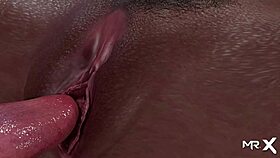 Teen Massages Pussy With Tongue In Waterworld