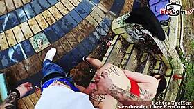 outdoor anal with german milf on date