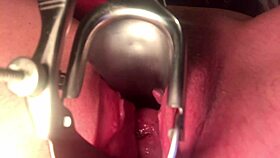 Cervix Stretched And Sounded With Intense Insertion