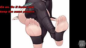 saber anime feet joi