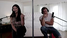 Alyx Star rides Bronson's cock wildly!