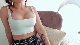 cute latina dancing seductively