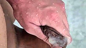 Brazilian Twink Cumming in Shower Solo