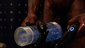 Hallelujah Johnson Rocks Universal Launch and Fleshlight in Wild Solo Action!