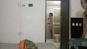 i'm watching my hot stepbrother bathing and wanna fuck him so bad, he's got that big cock