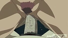 Hey stepson, wanna play with my huge breasts in uncensored hentai?