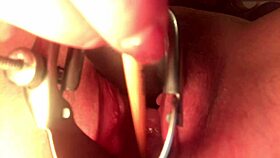 Cervix Stretched And Sounded With Intense Insertion