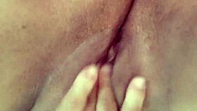 pretty amateur moans during orgasm in bed