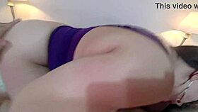 Жена наслаждается грубым анальным кремпаем без презерватива в домашнем видео из США
