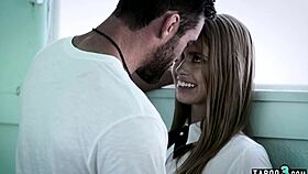 Hey, watch this teen seduce and bang her old teacher