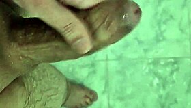 Brazilian Twink Cumming in Shower Solo