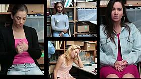 Tiny Teen 18+ Caught Stealing, Now Paying with Blowjob on Hidden Cam?