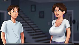 summertime saga episode 203 unfolds in anime style