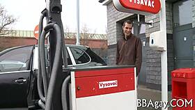 homosexual twink says, want to have sex with me? in a provocative gay encounter