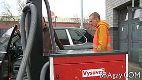 homosexual twink says, want to have sex with me? in a provocative gay encounter