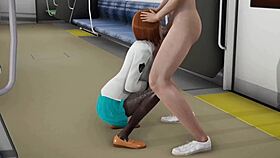 Ochako Licks and Fucks in Metro