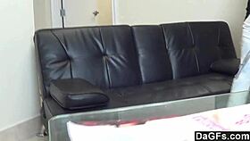 Little presley aces her dagfs interview with blowjob 😘