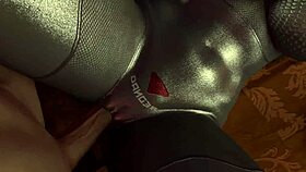 Twins SEX scene in ATOMIC HEART 3D animation