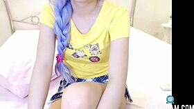 emmy's may 27 camgirl show with asian petite nerd