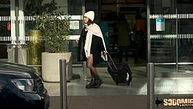 lena, that naughty young brunette, craves more anal fun in lingerie