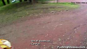 hey, check out this construction site scene with emma and her glasses, it's pretty wild