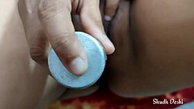 Indian Bhabhi Inserts Full Cock Into Pussy And Fucks Hard