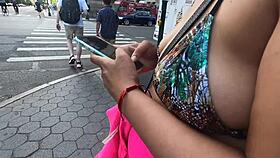 Wife Flashes Thong Bikini in Park to Everyone