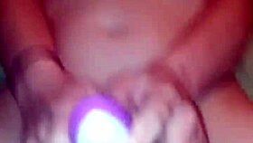 Detailed solo masturbation session with close focus