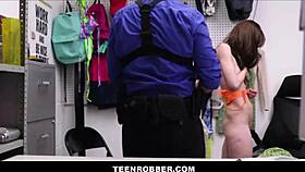 tiny tits shoplifter nadia noja gets fucked by guard after stealing phone