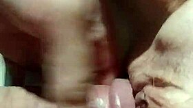 Dion and Polly tease with tight pussy and milf cock play