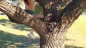 who’s peeing from a tree at gral paz, haha?