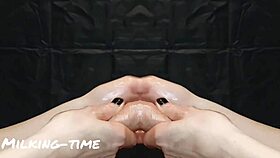 i milked a wild comic-inspired purple semen shooter today