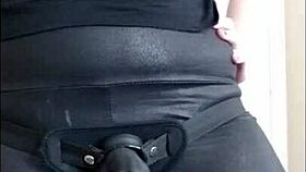 bitchy femdom with strapon says, extort you pov, suck my cock now