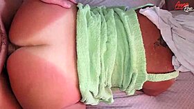 Hot Neighbor Fucked In A Bathrobe