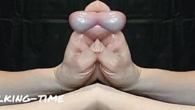 i milked a wild comic-inspired purple semen shooter today