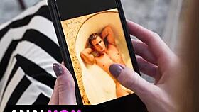 Naughty Big Titted MILF Caught Masturbating - AnalMom