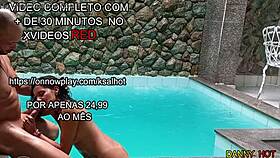 Ksal heads to a top suite for hot anal fucking by the waterfall, cumming multiple times! 💦🏨