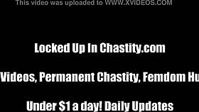 Your cock and balls belong in a cage for humiliation 😈