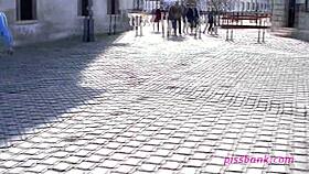 i'm peeing so publicly, my pussy squirting everywhere