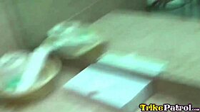 Trike Patrol finds petite Filipina in black lingerie, ready?