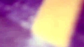 husband and wife share a homemade intimate moment