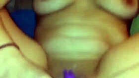 Detailed solo masturbation session with close focus