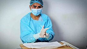 dominafire's medical glove fetish asmr stirs deep emotions