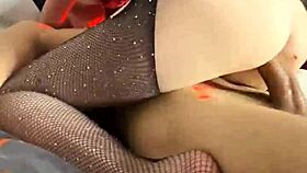 Intriguing Contrast: Sexy Stockings Hide Intense Sucking, Fingering, And Real Sex Scenes