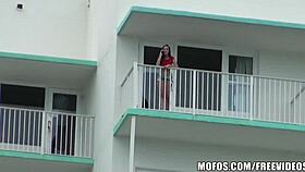 Hairless Brunette Flashes Pussy For Boyfriend Call