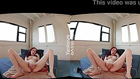 hey, watch penny lay's red hair yank as she toys her wet pussy to orgasm