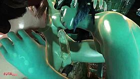 damn, futa3dx tomb raider spitroasted hard by filthy cave trolls in wild train fuck!