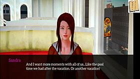 Detailed Scenes from My New Family Episode 138 in Anime Style