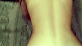 Stranger fucks me, cums on my small tits.